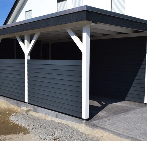 Carport mit Abstellraum in Westerwiehe