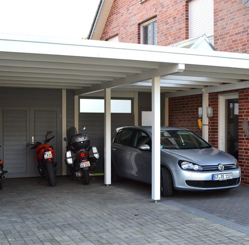 Doppelcarport mit Abstellraum in Rheda-Wiedenbrück