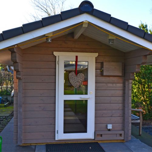 Gartensauna aus 95mm BB Oelde