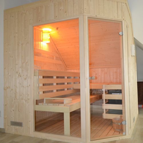 Elementbausauna mit Eckeinstieg in Verl