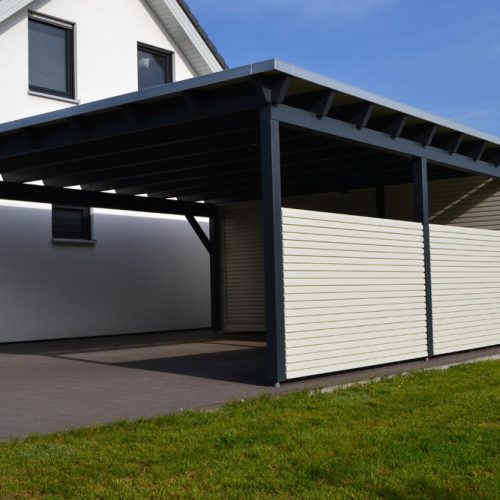 Doppelcarport mit Abstellraum in Schloß Holte