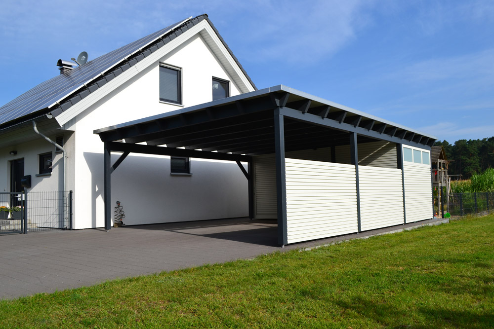 Doppelcarport Mit Gerateraum www inf inet com