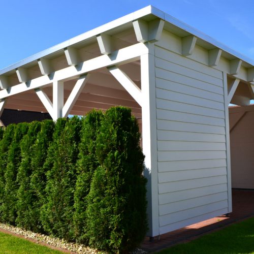 Flachdachcarport in Bielefeld