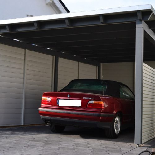 Flachdachcarport in Verl