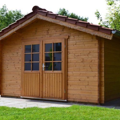 Gartenhaus aus 45mm Blockbohlen in Rheda-Wiedenbrück