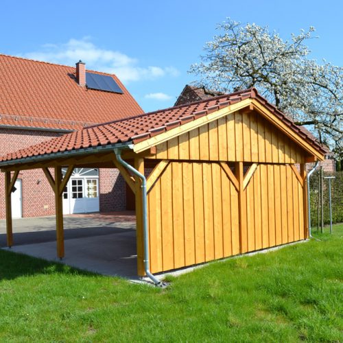 Satteldachcarport in Gütersloh