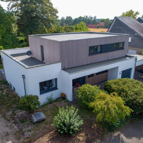 Holzrahmenbau Staffelgeschoss als Aufstockung in Kaunitz