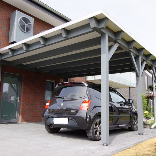 Flachdachcarport in Clarholz