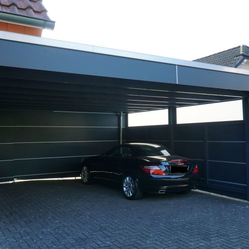 Doppelcarport mit HPL Platten in Paderborn