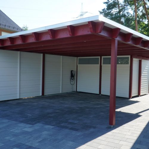 Doppelcarport mit Abstellraum in Langenberg