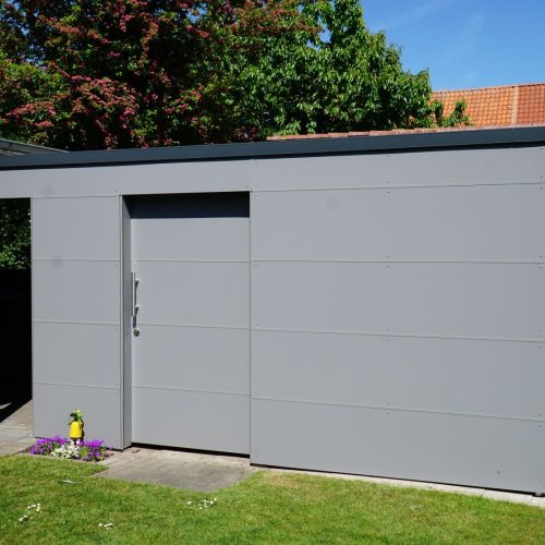 Abstellraum mit HPL Platten in Bokel