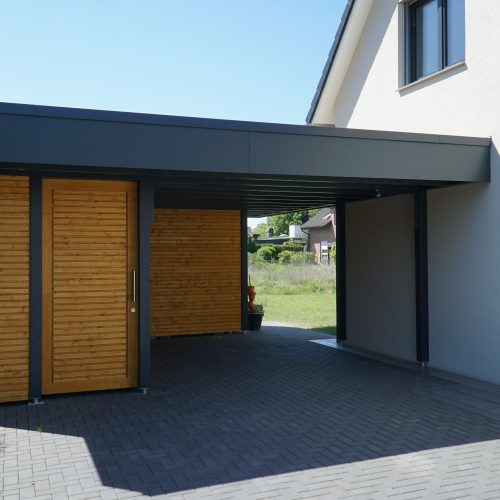 Carport mit Abstellraum in Verl
