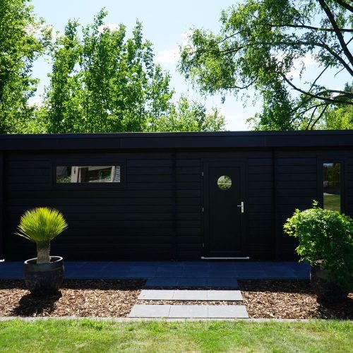 Gartensauna mit Abstellraum in Hövelhof